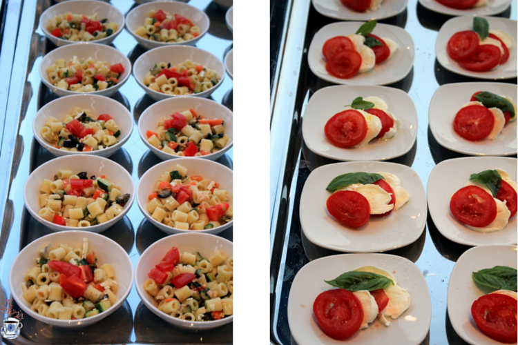 alcune specialità campane al buffet di Eccellenze campane