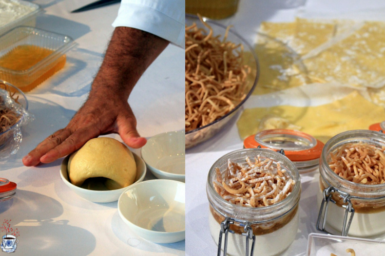 la specialità a base di ricotta di bufala di sal de riso 